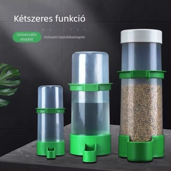 Házi madár vízadagoló, műanyag, alkalmas akváriumi madarak számára, félautomata vízellátás