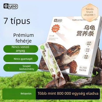 Yee teknős táplálék – tápláló sáv akváriumi kedvenceknek, 150 g, 10 darabos csomag