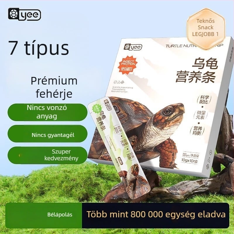 Yee teknős táplálék – tápláló sáv akváriumi kedvenceknek, 150 g, 10 darabos csomag