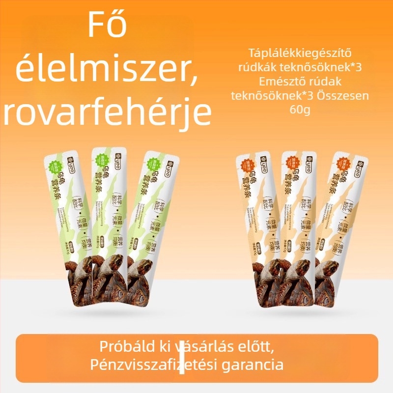 Yee teknős táplálék – tápláló sáv akváriumi kedvenceknek, 150 g, 10 darabos csomag