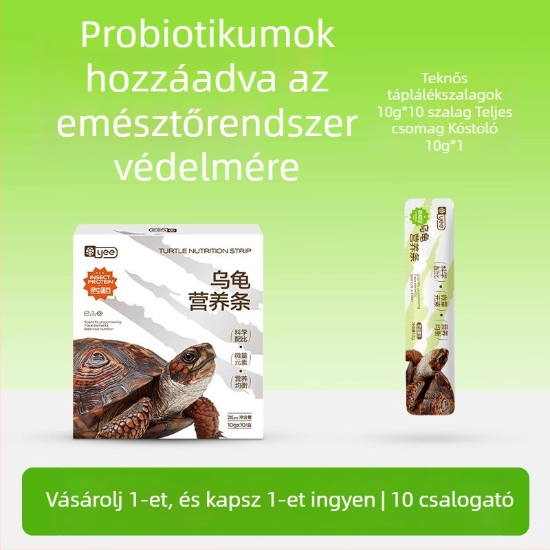 Yee teknős táplálék – tápláló sáv akváriumi kedvenceknek, 150 g, 10 darabos csomag
