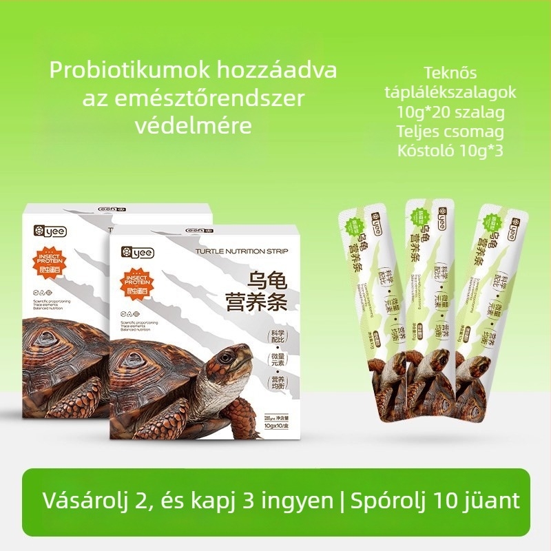 Yee teknős táplálék – tápláló sáv akváriumi kedvenceknek, 150 g, 10 darabos csomag