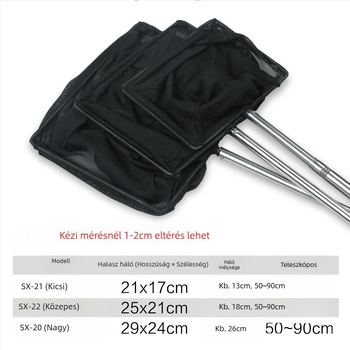 Akvaris háló halaknak, műanyag, Jialu márka, 0.3 kg, Akváriumi felszerelés