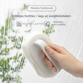 Shell Ridge fürdőszobai tisztító keféje, többfunkciós, műanyag, 70 g