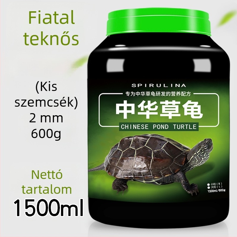 Teknős élelem — granulált típus, márka Deera/Bailjia, kategória: akváriumi háziállateledel