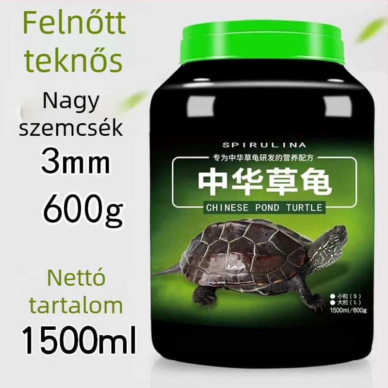 Teknős élelem — granulált típus, márka Deera/Bailjia, kategória: akváriumi háziállateledel