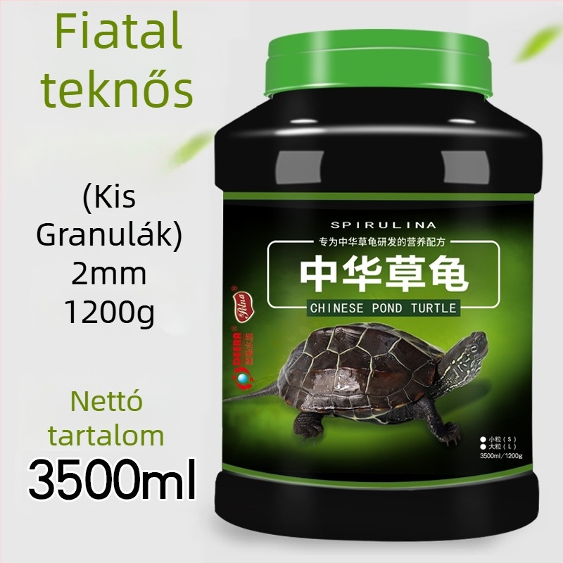 Teknős élelem — granulált típus, márka Deera/Bailjia, kategória: akváriumi háziállateledel