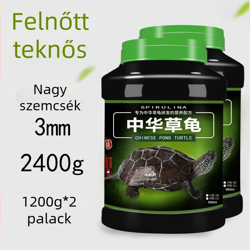 Teknős élelem — granulált típus, márka Deera/Bailjia, kategória: akváriumi háziállateledel