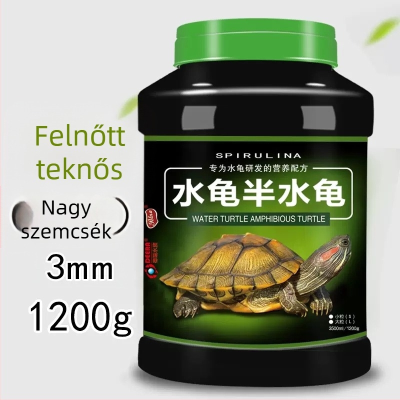 Teknős élelem — granulált típus, márka Deera/Bailjia, kategória: akváriumi háziállateledel