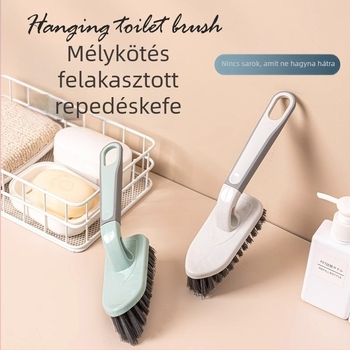 Hangge fürdőszobai hosszú nyélű tisztító kefe, padlóra, csempékre és fugákra – műanyag