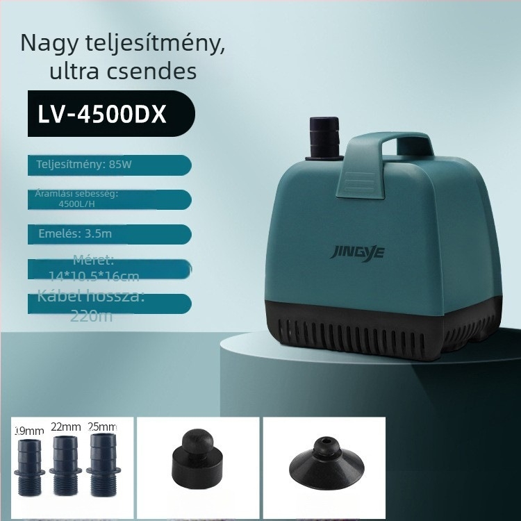Merülő akváriumi pumpa – szűrés és áramlás, műanyag kivitel, Jingye