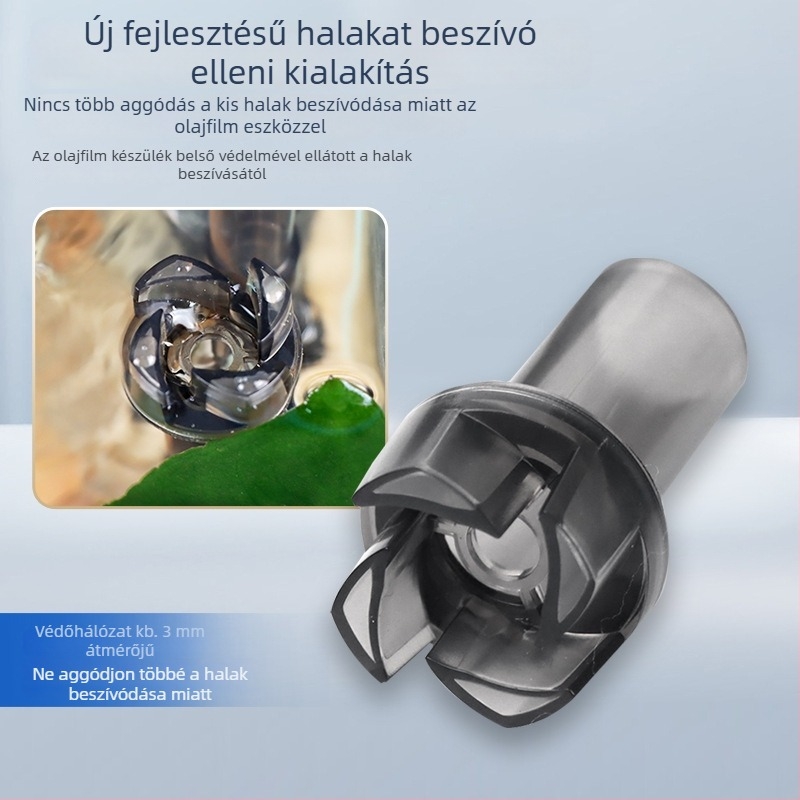 Fali akváriumi szűrő — 3 az 1-ben filtráció, víz cirkuláció és oxigénezés, műanyag ház, filtráló pamut