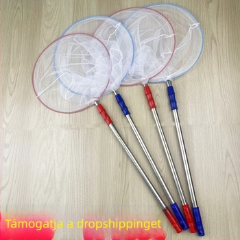 Kinyitható gyerekrovarháló szitakötők és pillangók fogására (rozsdamentes acél keret; súly 225 g; Chi Yiheng)