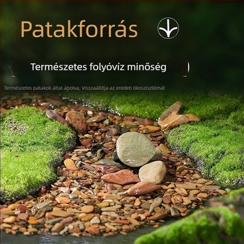 Akváriumhoz patakparti homok, természetes aljzat, táj-dekoráció, 1,5 kg, eredet: Shandong