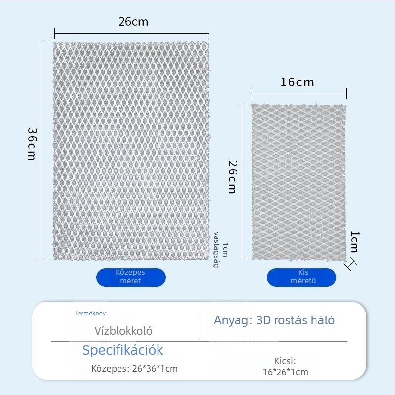 Akvarisztikus szálas szűrő a dugulások megelőzésére (Anyag: Műanyag; Kategória: Szálas szűrő; Súly: 100)
