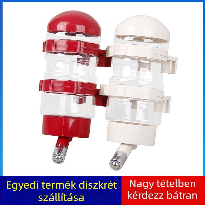 Kutyák és macskák számára függő vízadagoló golyó alakú rozsdamentes acél kifolyóval, intelligens automata vízadó, LXGPET márka