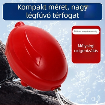 Naichong DC-s tápegységű oxigénpumpa akváriumhoz, állítható levegőmennyiség és mély oxigénellátás.