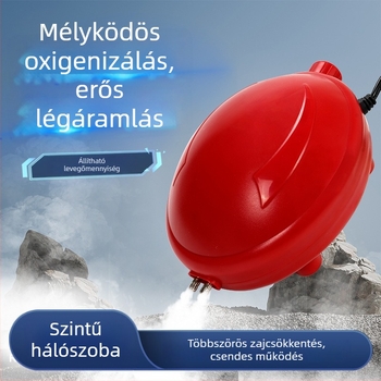 Naichong DC-s tápegységű oxigénpumpa akváriumhoz, állítható levegőmennyiség és mély oxigénellátás.