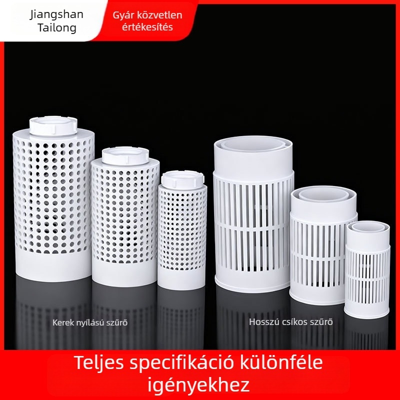 Műanyag szűrőszövet halastóhoz, nagy sűrűségű szifonnal; márka Jiangshan Tailong; alkalmas édesvízi és sós vizek halainak, rákoknak, garnélaráknak, medúzák, kis halak és vízi teknősök számára.