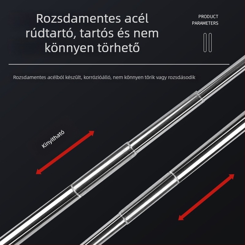 Rozsdamentes acél teleszkópos akváriumi háló, kézzel készített, 50 g, Akváriumi felszerelés