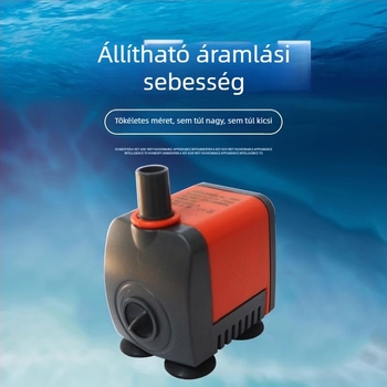 Búvó akváriumi szivattyú, ultra-halk, kompakt keringtető és szökőkút szivattyú, 3W/5W, műanyag, 0,5 kg