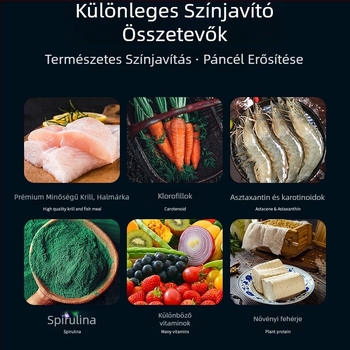 Crazy Water Plants teknős granuláris eledel – 500 g, szemcsés típusú, vízi háziállatoknak