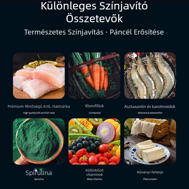 Crazy Water Plants teknős granuláris eledel – 500 g, szemcsés típusú, vízi háziállatoknak