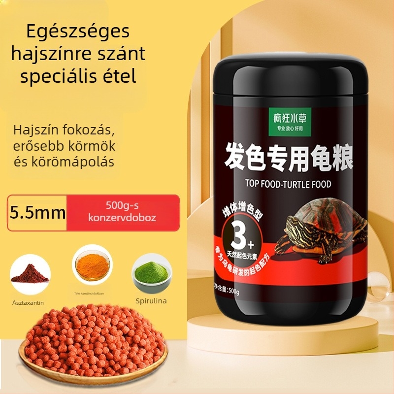 Crazy Water Plants teknős granuláris eledel – 500 g, szemcsés típusú, vízi háziállatoknak