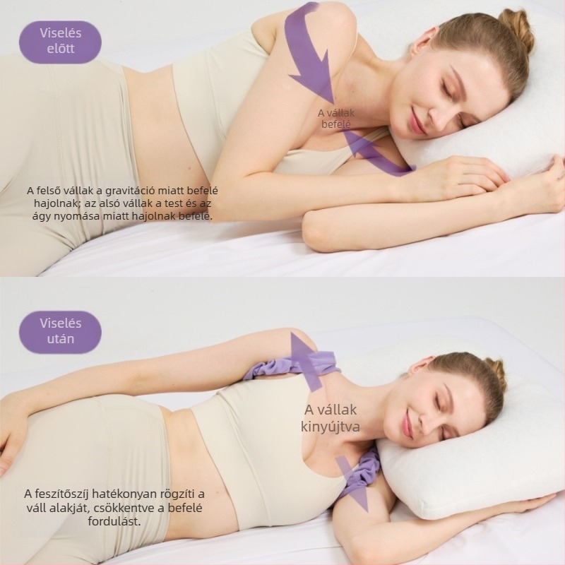 Shimili WGK Alvás Pozíció Korekciós Öv Nőknek – Vállak befelé görbülése nyitott vállpántokkal, Piaci bevezetés dátuma 2025-09-13, Tanúsítvánnyal: Tesztjelentés
