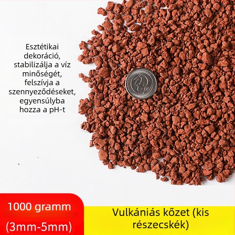 AKvarisztikai szűrőanyag – Hét‑in‑egy szűrés keramikus gyűrűvel, biokémiai golyóval, Maifan-kővel és vulkáni kővel; 0,5 kg; Márka Sensen; Édesvízi halak számára
