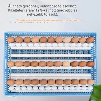 Jiayu Tojásinkubátor és keltető kosár csirkék számára – 360° önálló görgő, 6 hónap garancia, állattenyésztés és akvakultúra számára