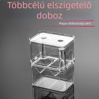 Műanyag inkubációs doboz keltetésre, izolált