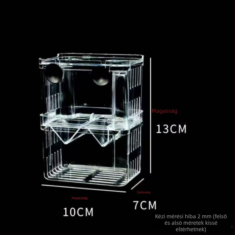 Műanyag inkubációs doboz keltetésre, izolált
