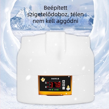 Háztartási tojás inkubátor automata tojásforgatással, 6 tojás kapacitás, kikeléshez csibék és fürjtojások