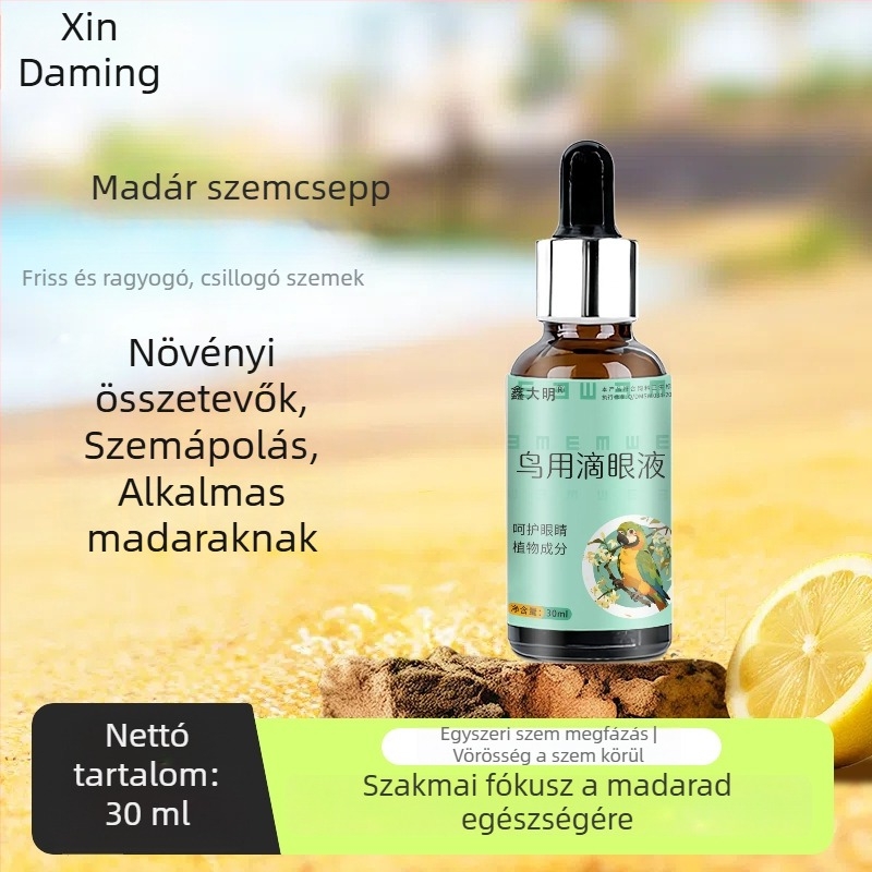 Papagáj szemcseppjei — felnőtt madarak számára, könnyező szemre