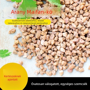 Maifan kő granulátumok szűréshez és talajkeveréshez, alap a tájképépítéshez