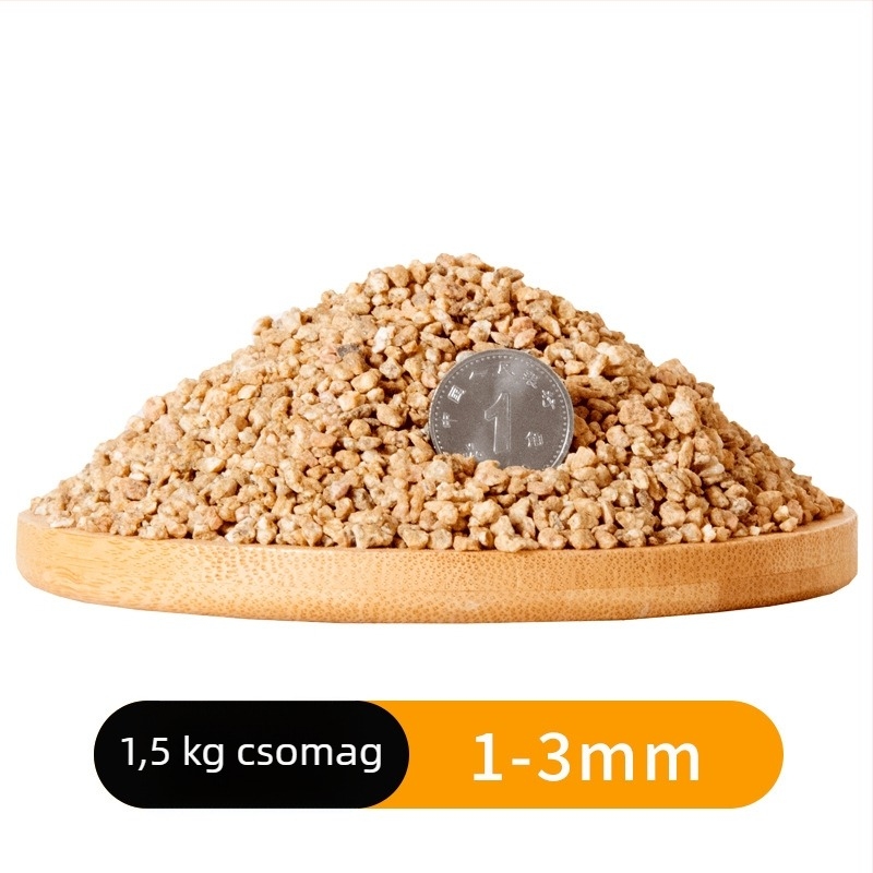 Maifan kő granulátumok szűréshez és talajkeveréshez, alap a tájképépítéshez