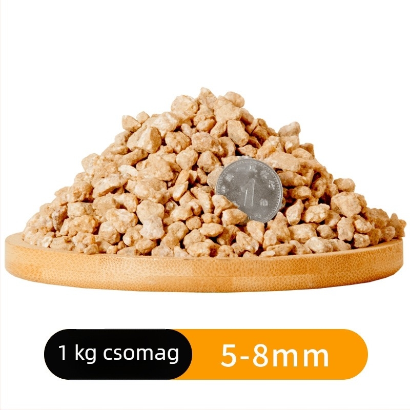 Maifan kő granulátumok szűréshez és talajkeveréshez, alap a tájképépítéshez