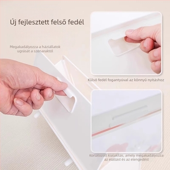 Nyúl szénrack – beépített, felakasztható, nagy kapacitás – Anyag: Ph+ps metal; Márka: Dayang; Kategória: kisállat odú