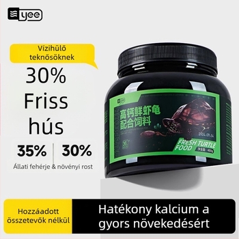 Magas fehérje tartalmú teknőstáp - lebegő pellet, kis akváriumi teknősöknek, Yee, 20 db, 0,5 kg