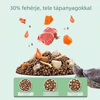 Magas fehérje tartalmú teknőstáp - lebegő pellet, kis akváriumi teknősöknek, Yee, 20 db, 0,5 kg