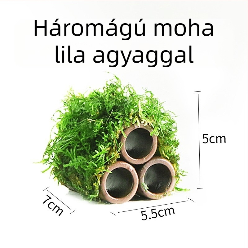 Kerámia akvaris dekoráció – menedék és tájépítés; Márka Crazy aquatic plants; Anyag: kerámia; Funkció: menedék és tájépítés; Fő cél: tájépítés, menedék