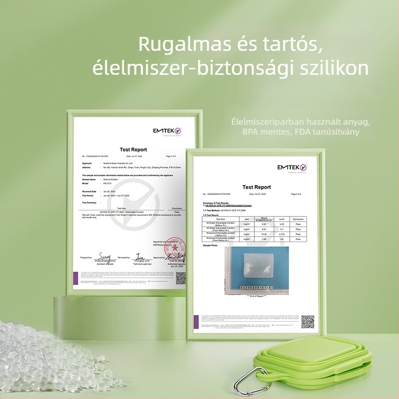 Összecsukható négyszögletes szilikon tál kutyáknak és macskáknak – lassú etető tál