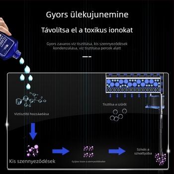 Akvárium víztisztító - YEE műanyag palackos tisztító akváriumhoz, 0,55 kg, Kínában gyártva