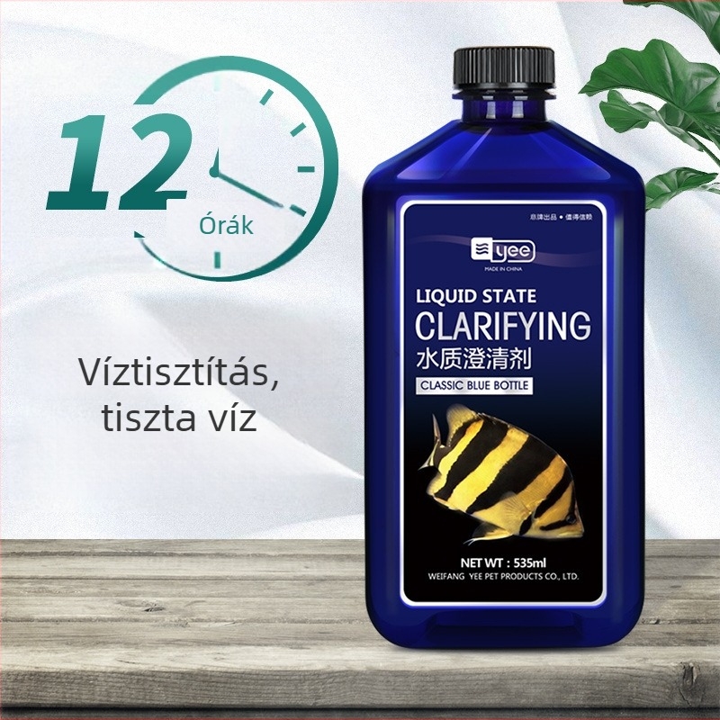 Akvárium víztisztító - YEE műanyag palackos tisztító akváriumhoz, 0,55 kg, Kínában gyártva