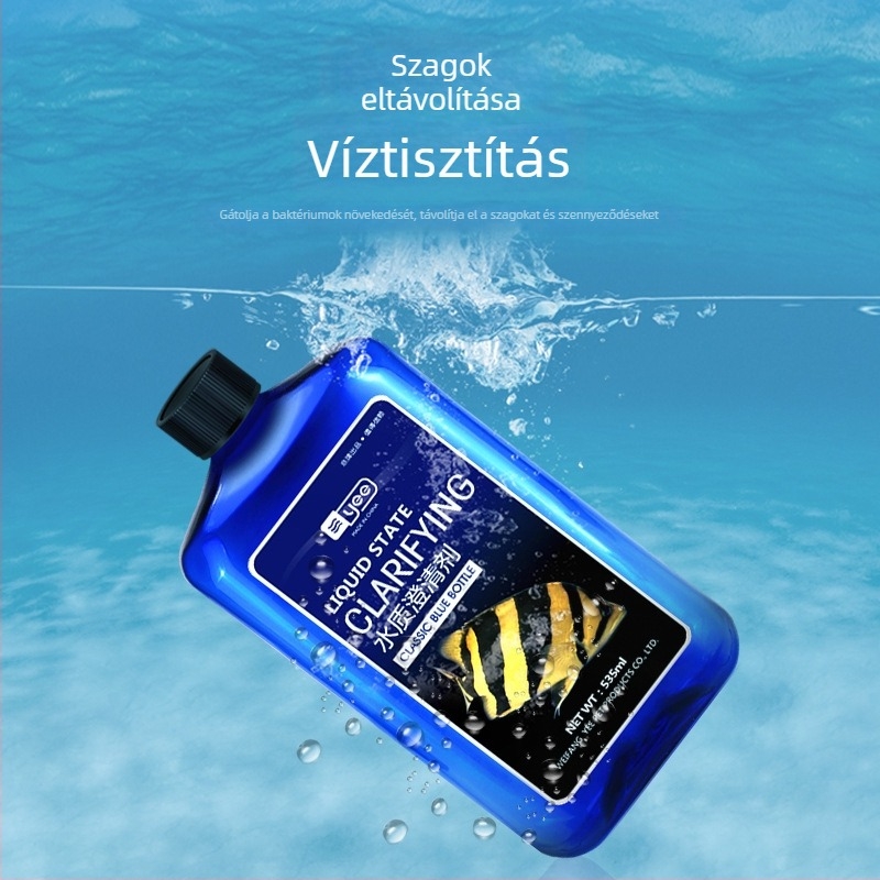 Akvárium víztisztító - YEE műanyag palackos tisztító akváriumhoz, 0,55 kg, Kínában gyártva