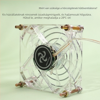 Háziállat hűtőventilátor | akril anyagból | licencelhető magáncímkézés | kellékek az háziállatok számára