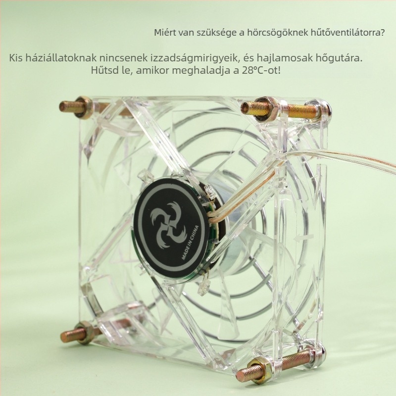 Háziállat hűtőventilátor | akril anyagból | licencelhető magáncímkézés | kellékek az háziállatok számára
