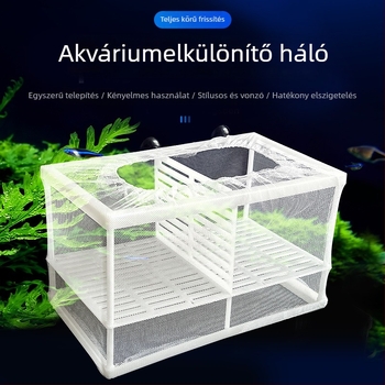 Műanyagból készült inkubációs/izolációs háló halaknak – GL stílus, kategória: inkubáció/izoláció, cél: fiatal halak és Betta halak keltetése
