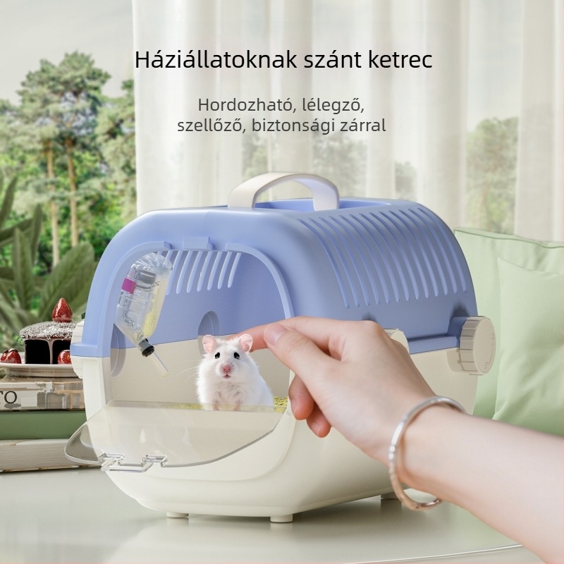 Hordozható luxusvilla ketrec hörcsög és apró madarak számára kültéri használatra | Importálás nélkül